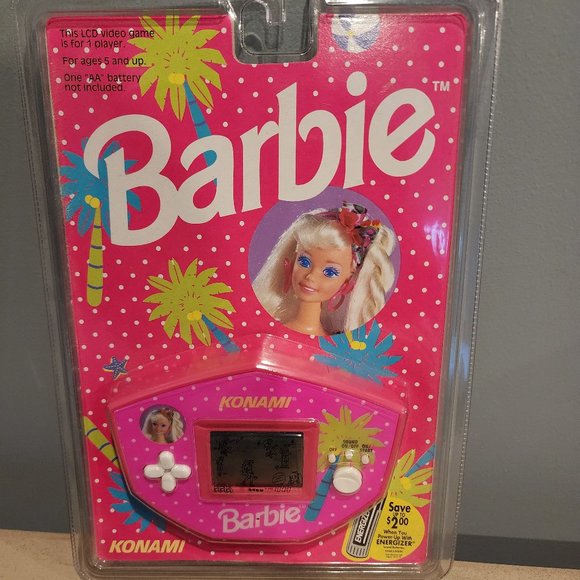 Vintage 1992 Barbie Konami Game NIB